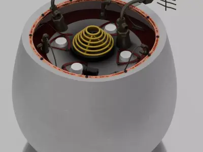 Venera 7 SpaceCraft Module 4k Textures 3D model
