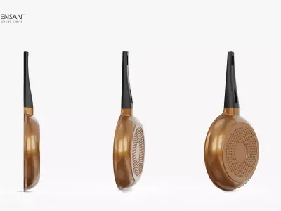 Granite Fry Pan 3D model