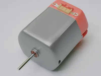 DC motor  Free 3D model