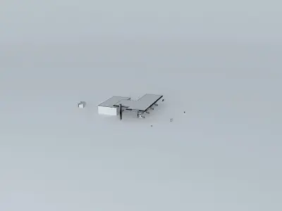 Fuel &amp; Retail station 'Dzelzavas ", Latvia, Riga... Free 3D model