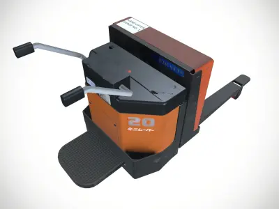 BOPT BATTERY OPERATED PALLET TRUCK for Wearhouse 3D model