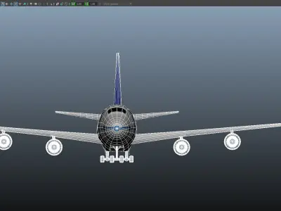 Boeing 747 3D model