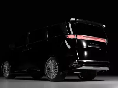 BYD DENZA D9 electric Low-poly 3D model