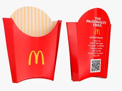  McDonalds French Fries Box 