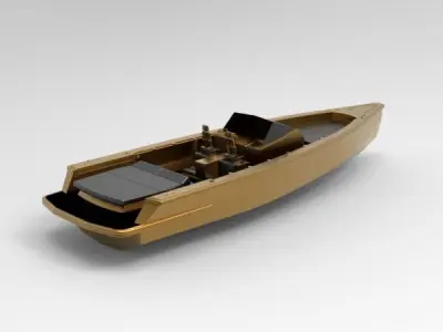 boat - 3D model 4