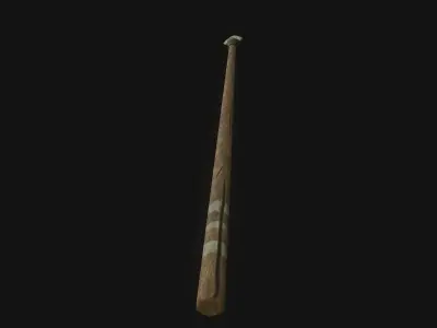 Medieval Spear PBR  with LODs Low-poly 3D model