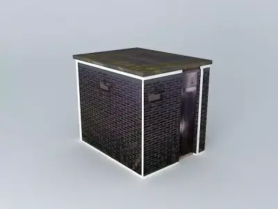 Eco Rail Yard Hut Dummy! Old Steam Days Free 3D model