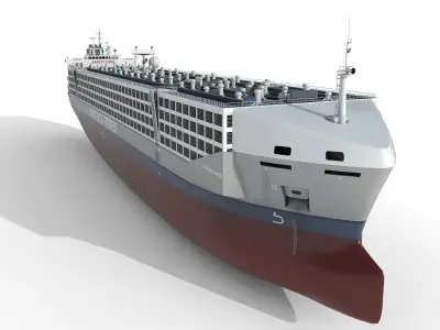 Livestock Carrier 01 3D model