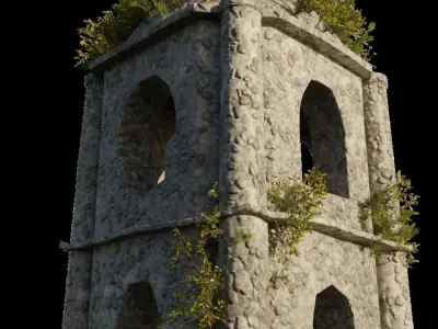 Cagsawa Church 3D model