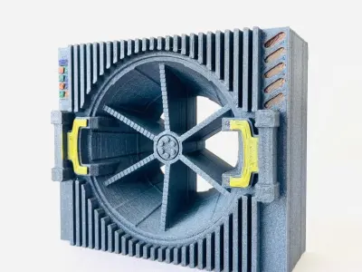 Custom Sci Fi Vent 3D print model