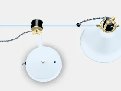 RANARP Work lamp Low-poly 3D model