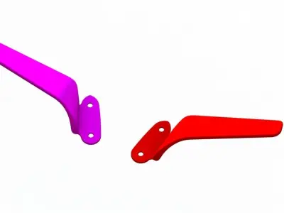 Yamaha R15 side mirror air blade  3D print model