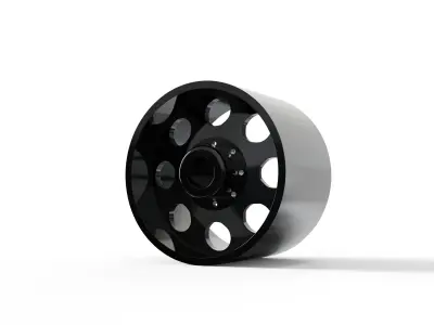 REAR SPECIALITY FORGED D018 WHEEL 3D MODEL 3D model