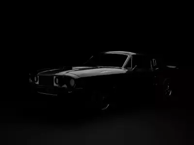 Mustang Shelby GT 1967 Free 3D model