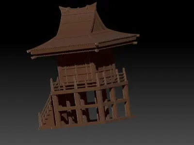 Japanese Shrine 3D print model purchase