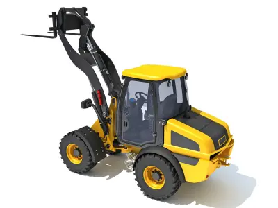 Wheel loader 3D model by 3D-Horse from CGTrader