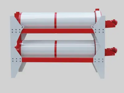 Trieur Intended Cylinder - Wheat Grain Flour Milling Machine 3D model