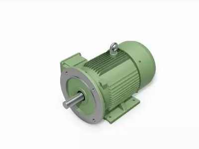 160L B35 Left IEC electric motor - 3D CAD model 3D model