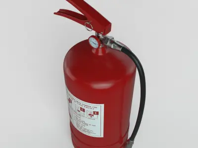 Fire Extinguisher 3D model 12