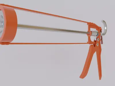 Silicone Gun 3D model buy