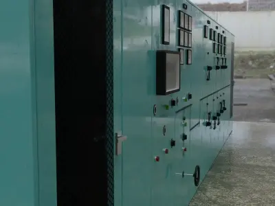 Control Panel Wall 3D model