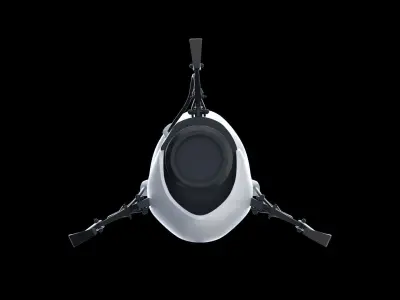 Portal Gun - From Portal 2 - highpoly 3D model