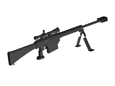 M16 Sniper Rifle 3D model