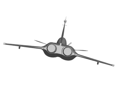 dassault rafale 3D model get