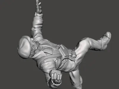 Bomber STL 3d print ready model  3D print model