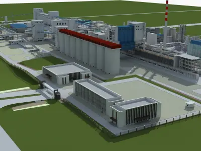 Factory 1 3D model