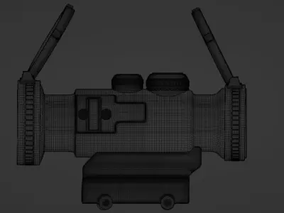 SCOPE  PUBG - SNIPER GUN Low-poly 3D model