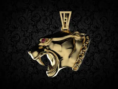 Panther Pendant  3D print model