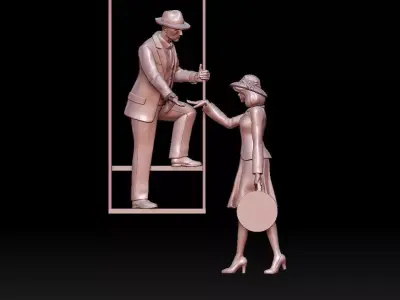 passengers 3D print model buy