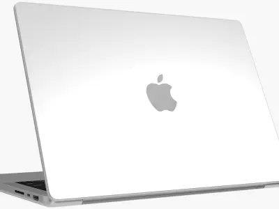 Apple MacBook Pro 14 M5 2025 Sivler 3D model