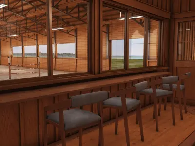  Horse Track and Riding Arena 