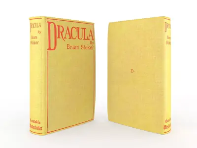 Bram Stoker Dracula Book First Edition 3D model