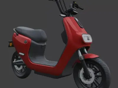 Stylized Electric Scooter 3D Model 3D model get