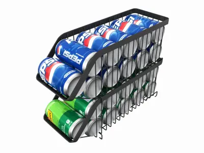 Stackable Soda Can Dispenser 3D model