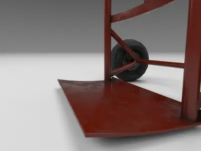 Elevator cart Low-poly 3D model