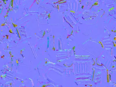 Orange Pistol 3D model order