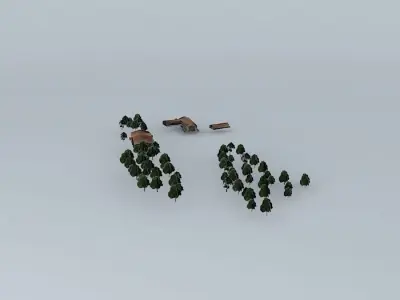 Railway station Free 3D model purchase