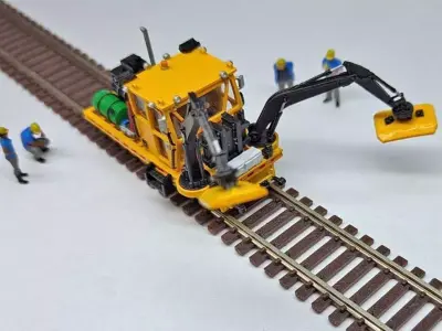N Scale Brush Cutter MOW 3D print model