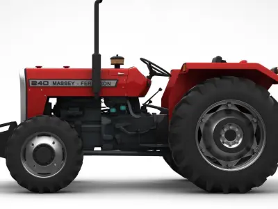 Massey Ferguson 240 1996 4x4 3D model
