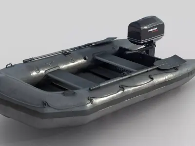 ASSAULT BOAT 3D model