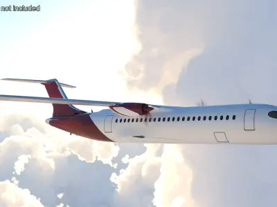  Concept Modern Aircraft Turboprop 