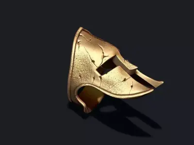 Spartan helmet ring 3D print model