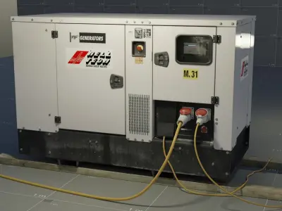 E10s Electrical Box 05 3D model