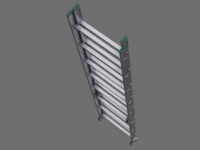 Ladder 1B Low-poly 3D model