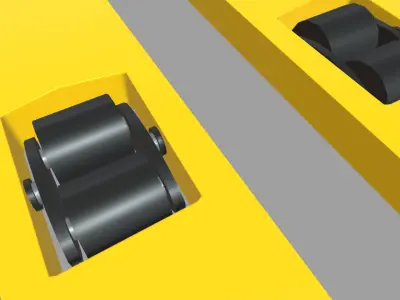 Hand Pallet Truck 01 Low-poly 3D model