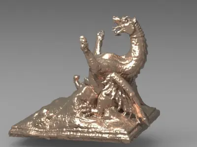 Dragon Holder stand 2 3D model